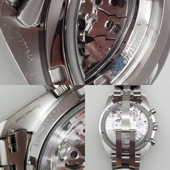 100% Authentic OMEGA Speedmaster Co-Axial Chronograph Moonphase Watch - Picture 16 of 16